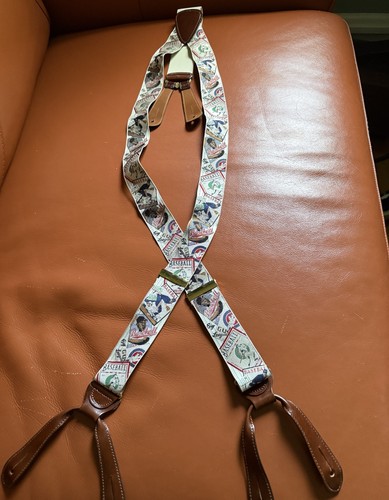 Trafalgar silk suspenders - silk,