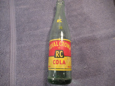 Vintage RC Royal Crown Bottle Nehi Soda Pop Old Glass Free USA Shipping