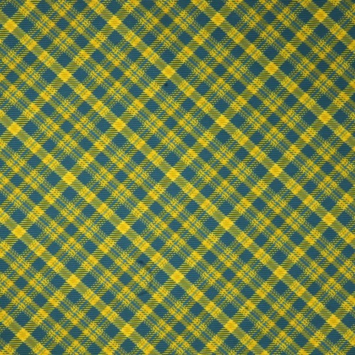 Blue tartan upholstery fabric - tartan,