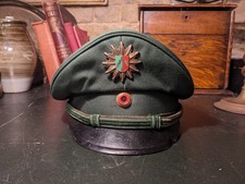 West German Border Control Police Hat Green 1985 Stirndruckfrei Size 59