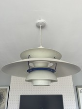 Midcentury white ph5 poul - white,