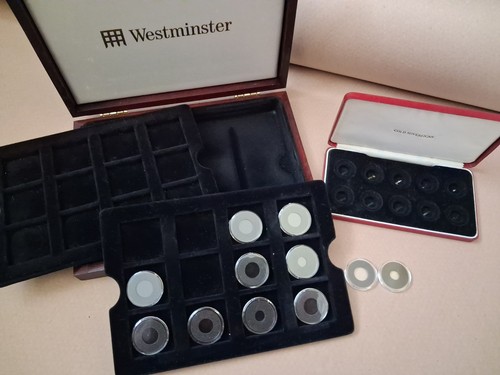 Empty coin boxes for - empty,