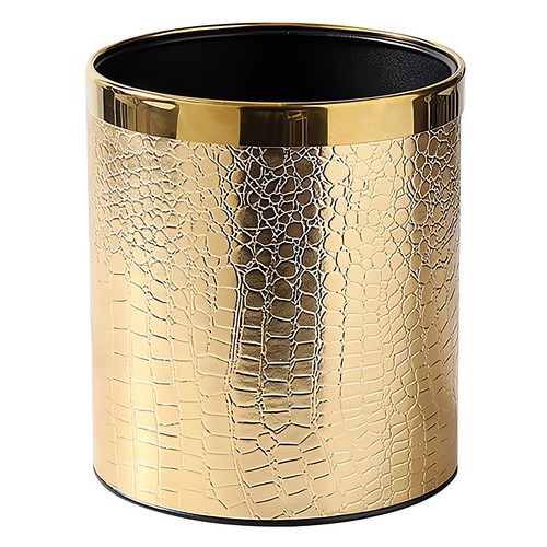 Qlhibly leather trash bin - qlhibly,