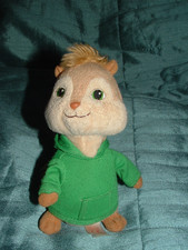 ALVIN AND THE CHIPMUNK SMALL THEODORE 6" CHIPMUNK PLUSH BEANIE SOFT  2014