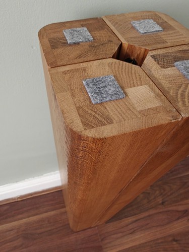 Set solid oak - of,