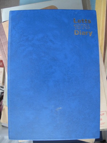 Letts 1978 diary two - a5,