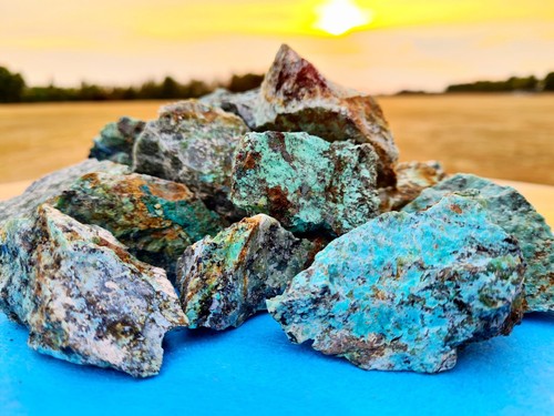 African turquoise raw - turquoise,