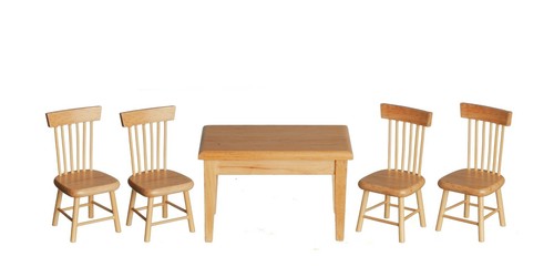 Dolls house kitchen - house, table