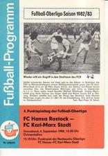OL 82/83 FC Hansa Rostock-FC
