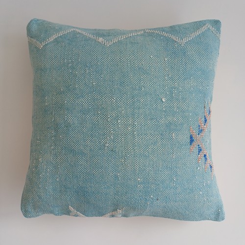 Moroccan cactus silk cushion - cactus,