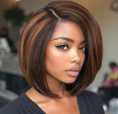 Short mave front - front, wigs