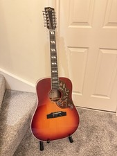 Sigma 12 String Acoustic Guitar DM12-SG5 Cherry Sunburst electro-acoustic 