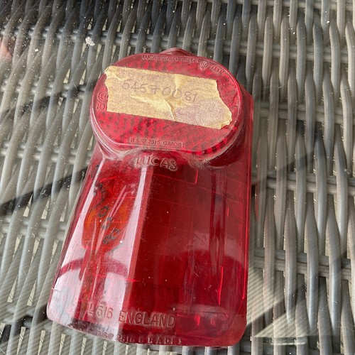 Lucas tail stop light lens - lucas,