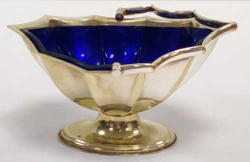 Vintage silver plate cobalt - vintage,