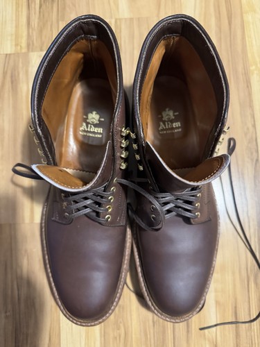 Alden plain toe - plain, boots
