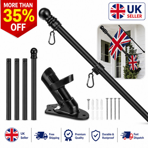 6ft telescopic flag - 6ft,