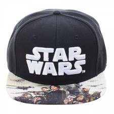 STAR WARS ROGUE ONE SYMBOL SNAPBACK CAP WITH PRINTED VISOR (OFFICIAL)
