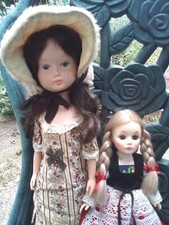 VINTAGE DOLL BUNDLE Of Two Old Fashioned SWEET Girls * One RARE * Other EFFANBEE
