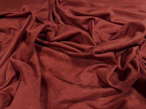 Faux suede spandex jersey - suede,