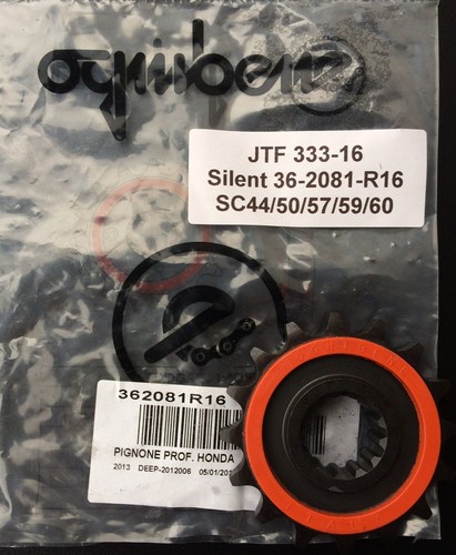Silent front sprocket tooth - silent,