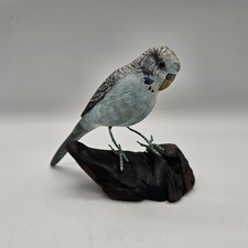 Budgerigar Hand Painted Wood