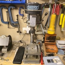 Draper D13/5a Pillar Bench Drill 240V, 5-Speed, 180W, 13mm Chuck