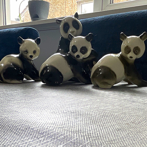 Ussr russian porcelain panda - ussr,
