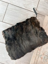 Vintage 1950s fur - muff, hand