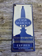 Cask Marque Enamel Pub Sign