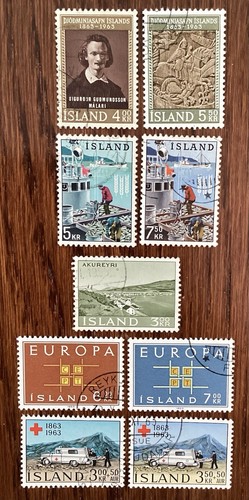Iceland 1963 sets fine - 1963.,
