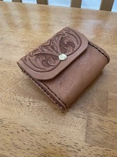 Leather Belt Purse Bum Bag Tan