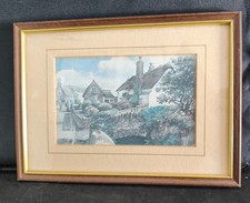 Croyde Devon, David Skipp Framed Watercolour Print