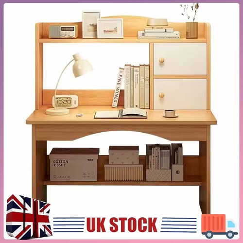 Wooden computer desk home - computer,