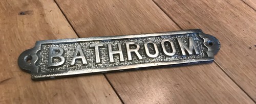 Vintage solid brass bathroom - solid,