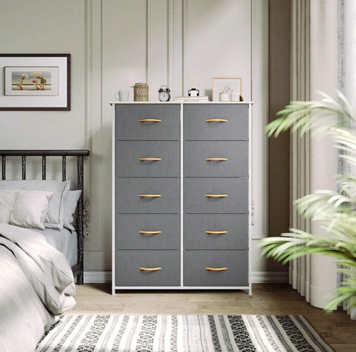 Fabric drawers chest - 10-fabric,