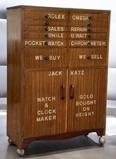 Watch & Clock Makers Cabinet With Lots If Drawers, Cupboards, Pull Out Work Tray
