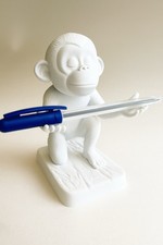 Meditating Monkey Pen Holder