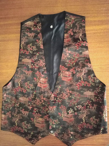 Waistcoat oriental design - oriental,