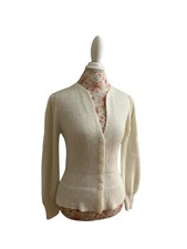 Vintage Cream Pearl Button