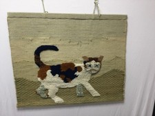 Jute Wall Hanging "Cat"