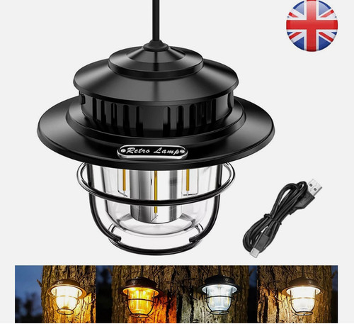 Retro led camping light tent - retro,