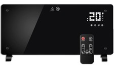 Donyer Power 2500w Convector Heater, Ultra Thin Wall Mounted BlackRRP £100