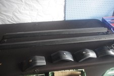 Locking cross bars for Range Rover Evoque roof rack in BLACK rails crossrail kit