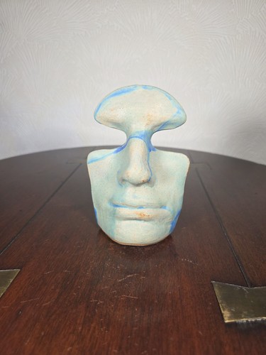Artist signed raku - signed, studio