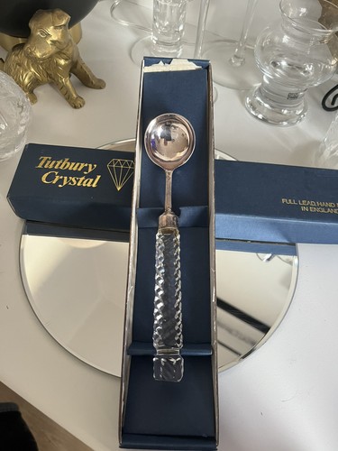 Tutbury crystal serving spoon - crystal,