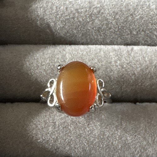Silver tone cocktail ring - silver,