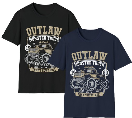 Mens big size monster truck - monster,