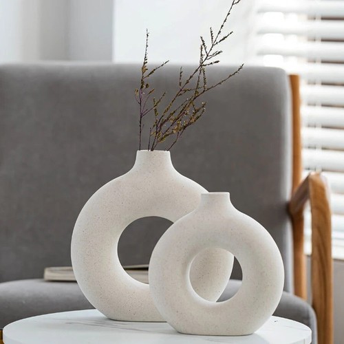 Nordic circular vase - nordic, hollow