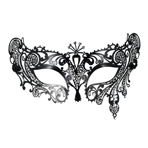 Venetian metal black filigree - metal,