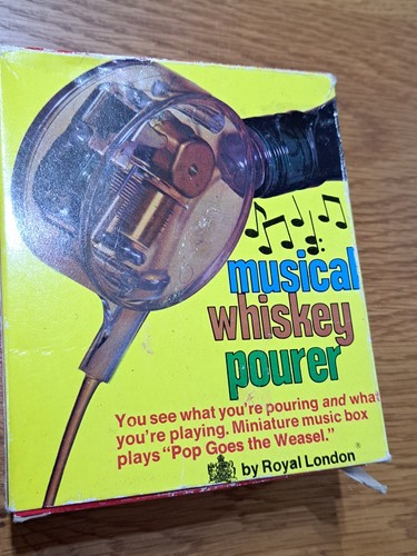 Vintage musical whiskey pourer - vintage,